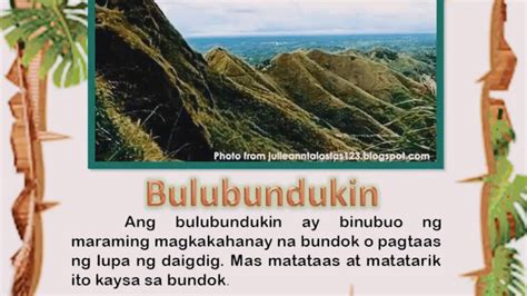 meaning ng bulubundukin
